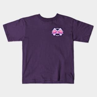 Cute Bow Pocket Tee on dark colours Kids T-Shirt